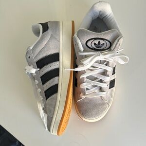 Adidas Gray and Black Sneakers